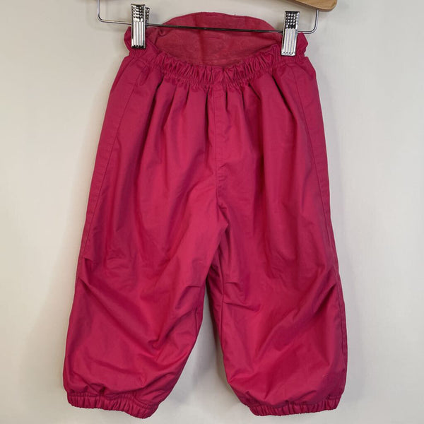 Size 12m: REI Pink Fleece Lined Snow Pants