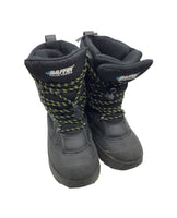 Size 6Y: Baffin Polar Proven Black/Green Lace Up Snow Boots *RETAIL FOR 260*