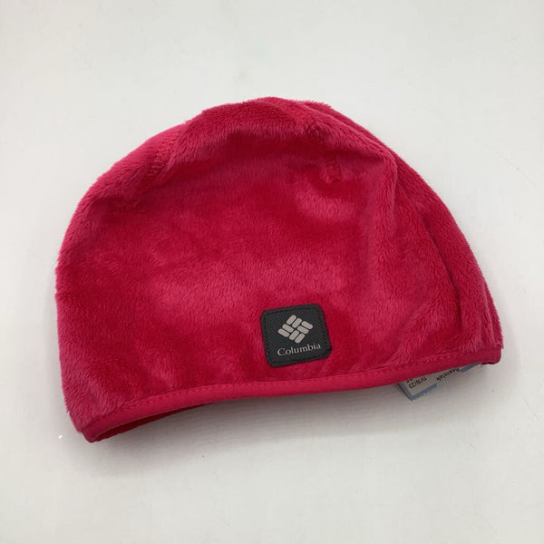 Size 0-6m: Columbia Hot Pink Fluffy Hat