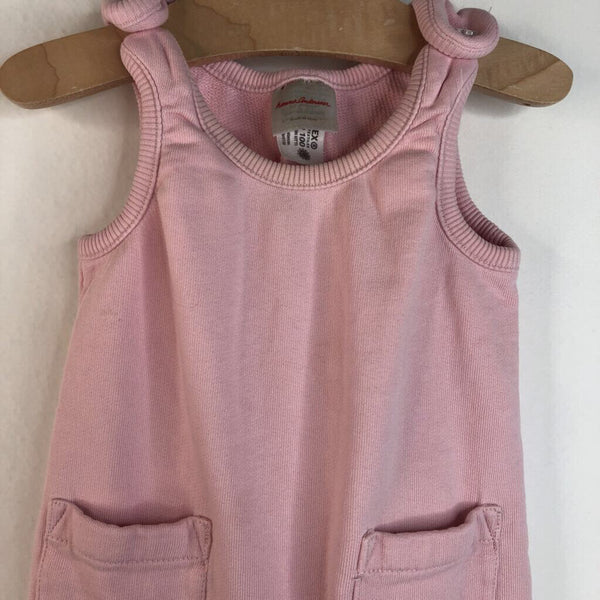 Size 3-6m (60): Hanna Andersson Light Pink Tank Long Romper