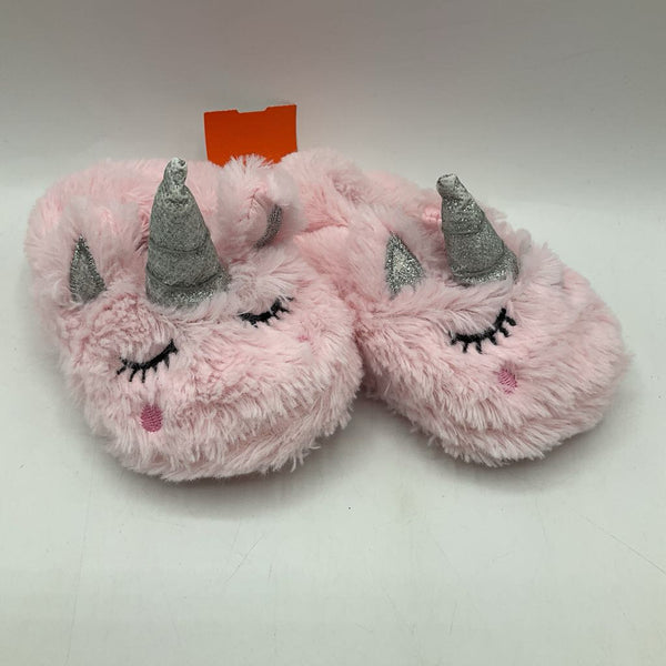 Size 4-5: Capelli Pink Fuzzy Unicorn Slipper