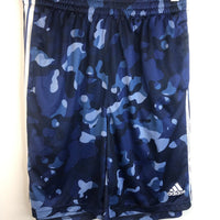 Size 18-20: Adidas Blue Camo Gym Shorts