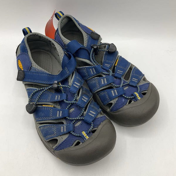 Size 4Y: Keen Blue Toggle Velcro Sandals