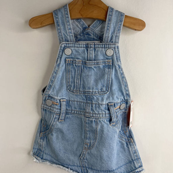 Size 3-6m: Old Navy Light Blue Demin Overall Dress