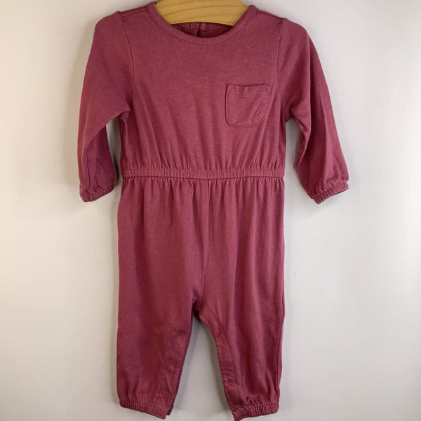 Size 3-6m: Old Navy Pink Long Sleeve Romper