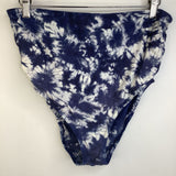 Size M: Gap Blue & White Tie-Dye Halter Top 2pc Swimsuit