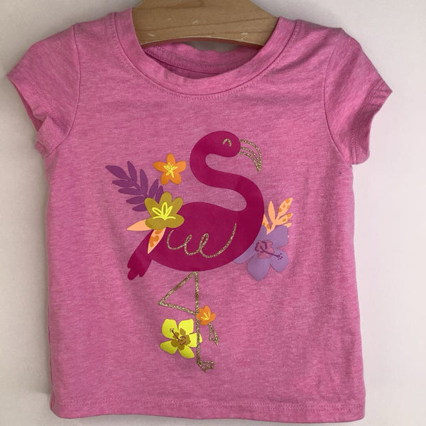 Size 12m: Cat & Jack Pink Flamingo T-Shirt