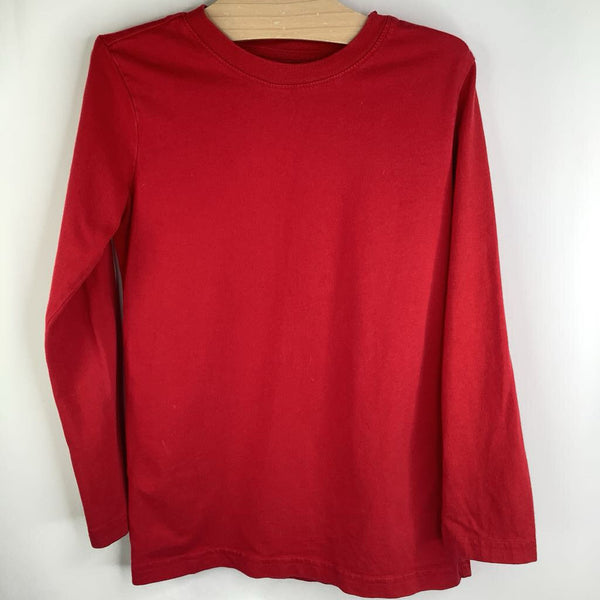 Size 6-7: Primary Red Long Sleeve T