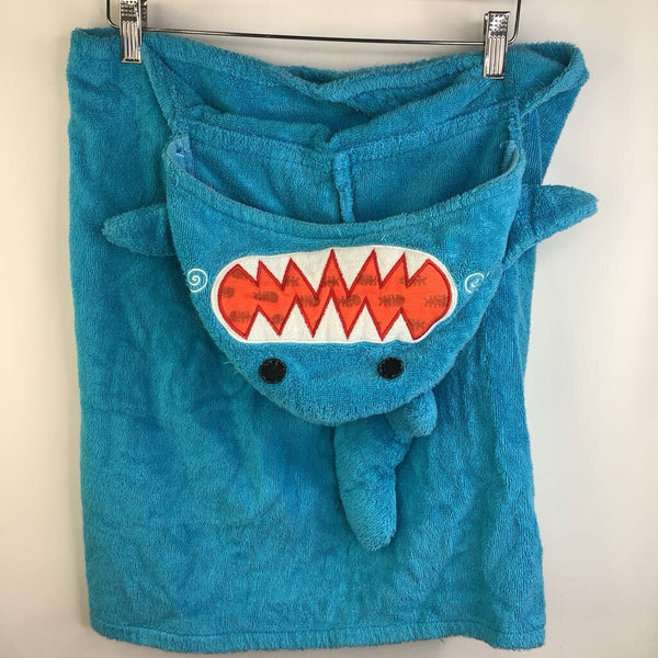 Zoocchini Kids Plush Terry Cloth Hooded Shark Bath Towel