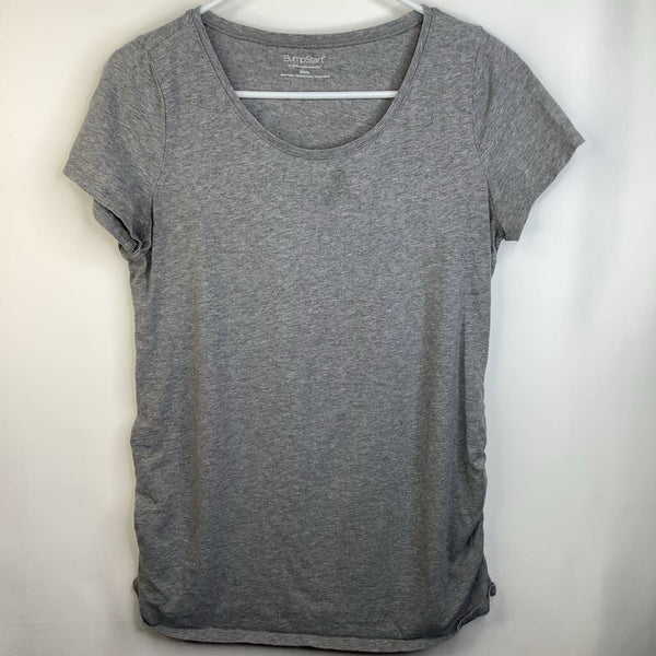 Size M: BumpStart by Motherhood Light Grey T-Shirt