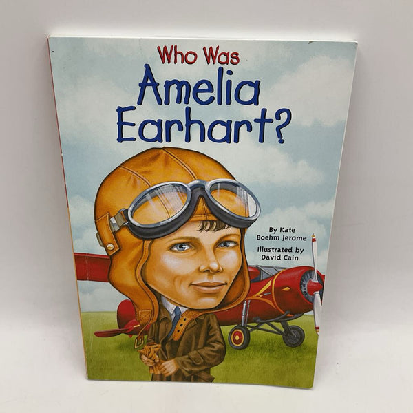 Who Was Amelia Earhart? (paperback)