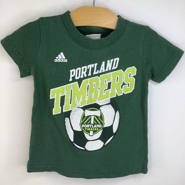 Size 2: Adidas Forest Green Portland Timbers T-Shirt