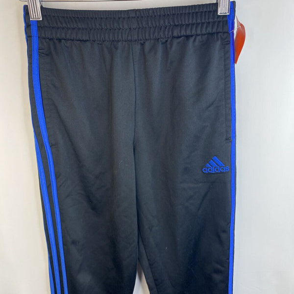 Size 10-12: Adidas Black Blue Stripes Training Pants