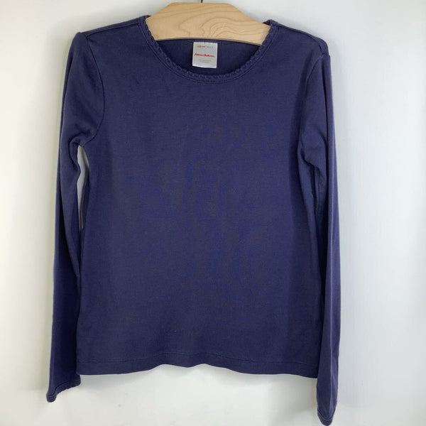 Size 6-7 (120): Hanna Andersson Navy Blue Long Sleeve T