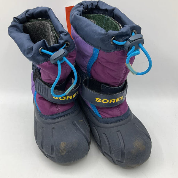 Size 10: Sorel Purple Single Strap Insulated Snow Boot