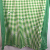 Size 5-6: Nike Green & White Checkered T-Shirt Dress