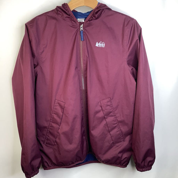 Size 14-16: REI Maroon Rain Coat