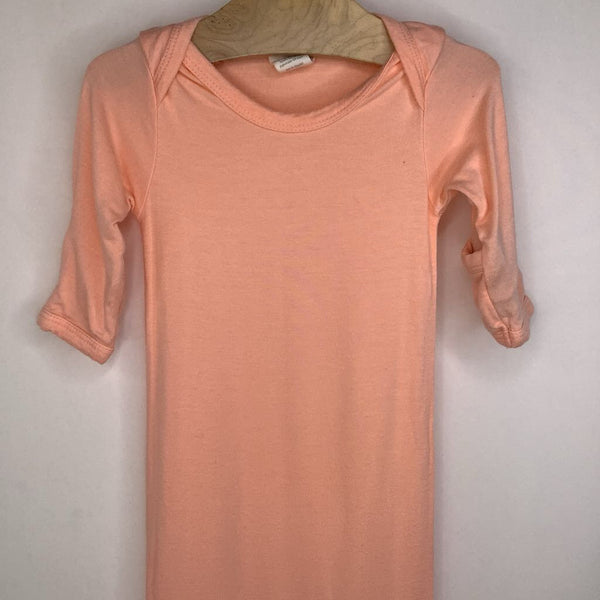 Size 0-3m: Kate Quinn Neon Orange Long Sleeve Nighty PJS
