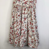 Size 3: Old Navy White Red Floral Tank Dress