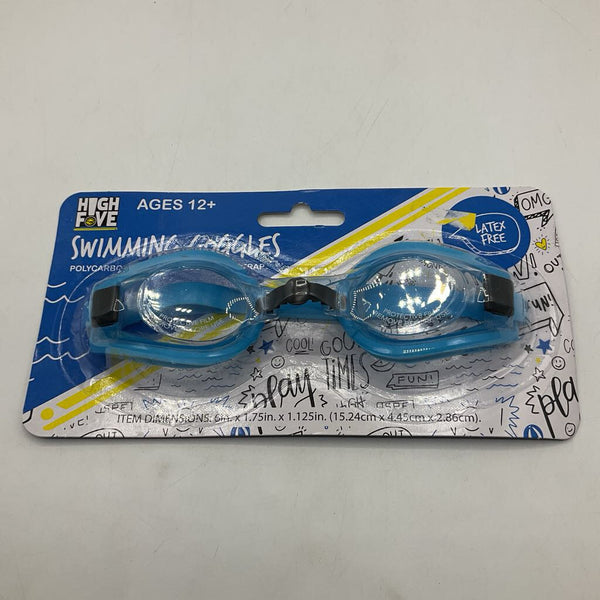 High Five Blue Swimming Goggles NEW