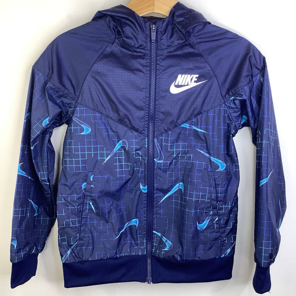 Size 16 (S): Nike Blue Rain Coat