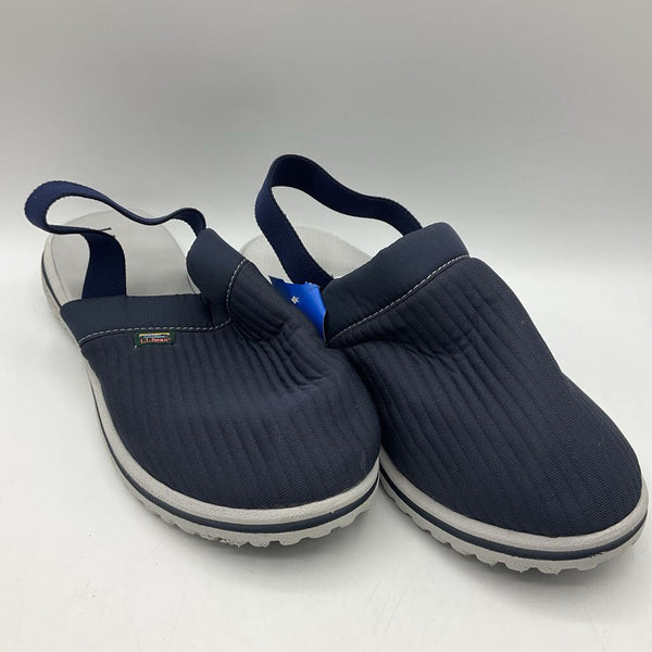 Size 5-6Y: LL Bean Navy Blue Slippers