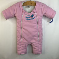 Size S: Baby Merlin Pink Magic Sleepsuit