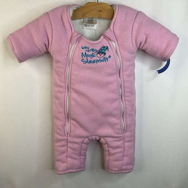 Size S: Baby Merlin Pink Magic Sleepsuit