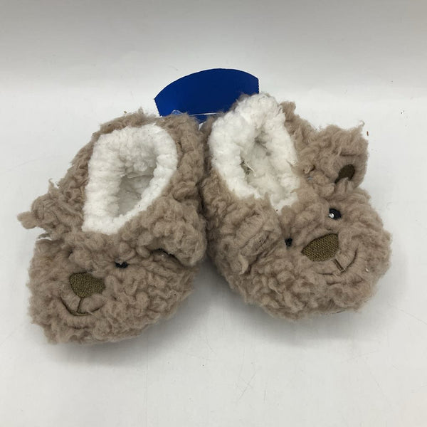 Size 0-3m: Snoozies Tank Sherpa Bear Slippers