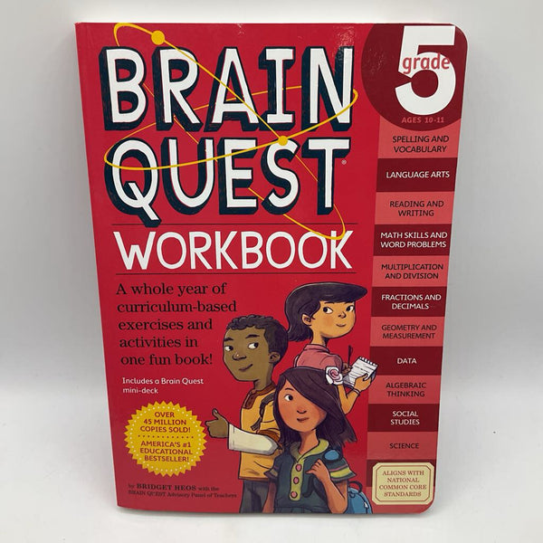 Brain Quest Workbook: Grade 5 (paperback)