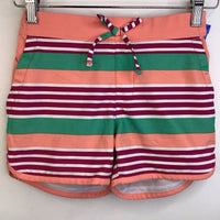 Size 7-8: Columbia Omni-Shade Peach, Green & Dark Pink Board Shorts