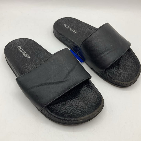 Size 12-13: Old Navy Black Slip-on Sandals