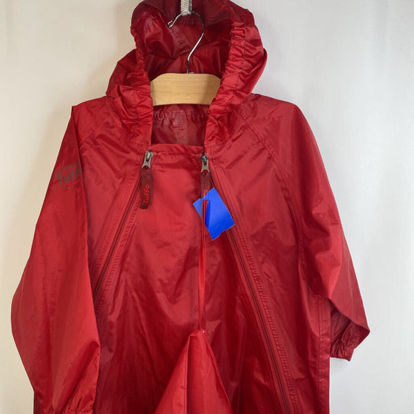 Size 5: Tuffo Red Rain Suit w/ Bag