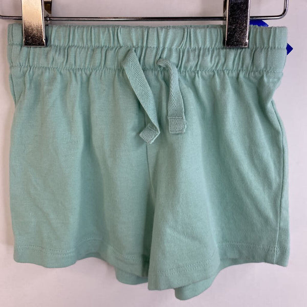 Size 6-12m (70): Hanna Andersson Sea Green Shorts