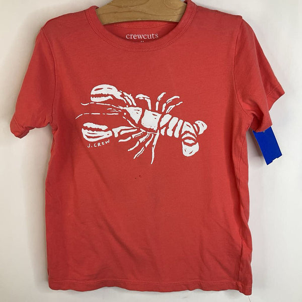 Size 6-7: Crewcuts Orange Lobster T-Shirt REDUCED