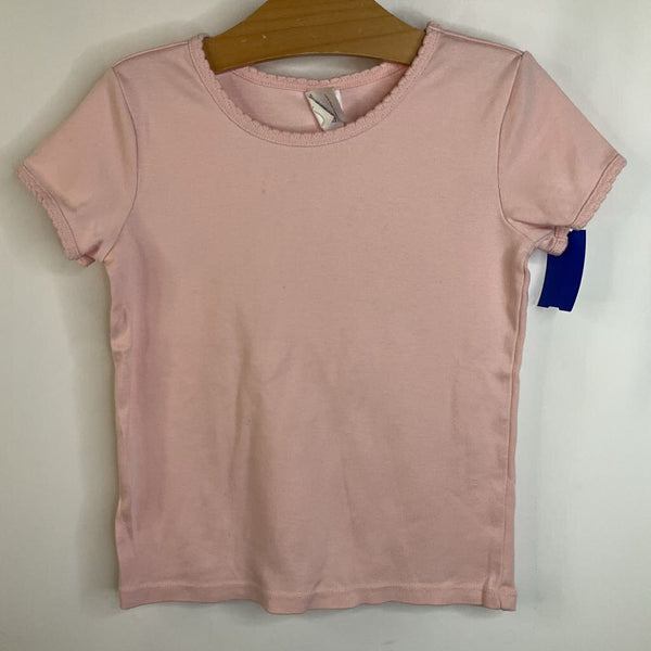 Size 6-7 (120): Hanna Andersson Light Pink T-Shirt