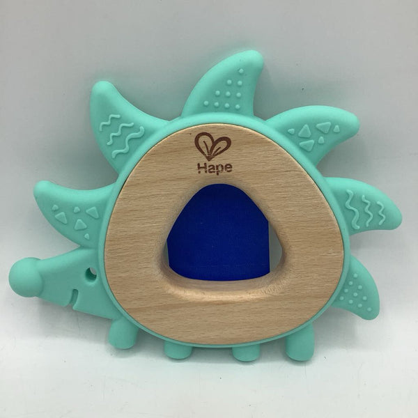 Hape Wooden/Silicon Porcupine Teether
