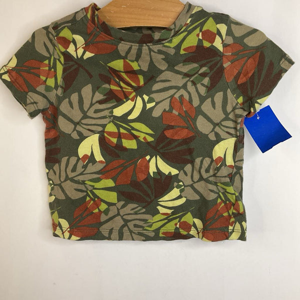 Size 18-24m: Old Navy Green Brown Leaves T-Shirt