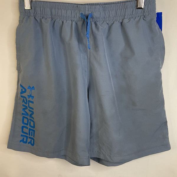 Size 18-20: Under Armour Light Grey/Blue Shorts