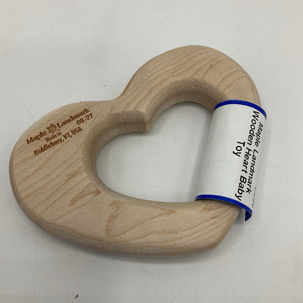 Maple Landmark Wooden Heart Baby Toy