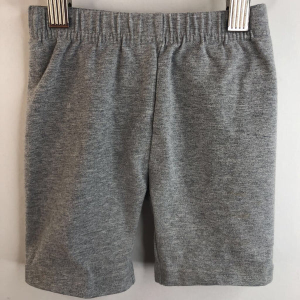 Size 3 (90): Hanna Andersson Light Grey Cartwheel Shorts