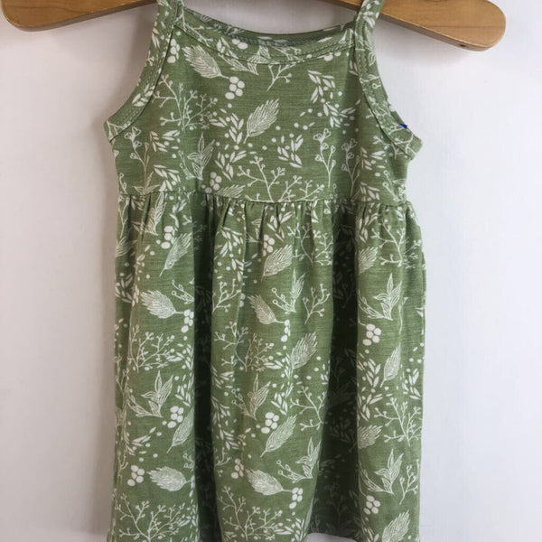Size 0-3m: Emerson and Friends Sage Green Floral Tank Dress