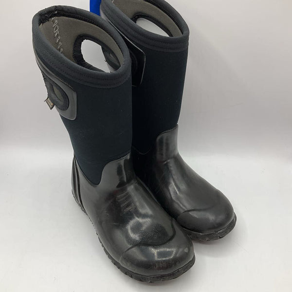 Size 12: Bogs Black Insulated Rain Boots