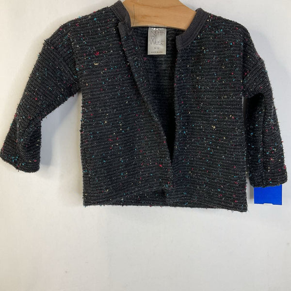 Size 6-12m: North of West Black Colorful Dots Light Jacket