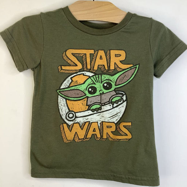 Size 2: Star Wars Green Baby Grogu T-Shirt