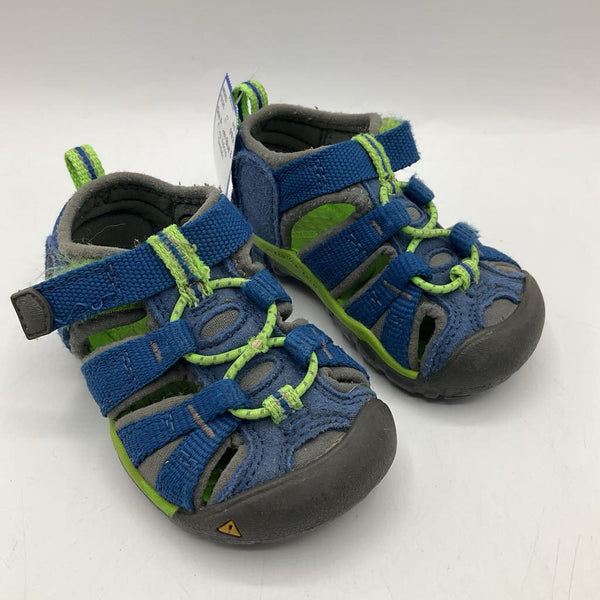 Size 4: Keen Blue & Grey Velcro Sandals