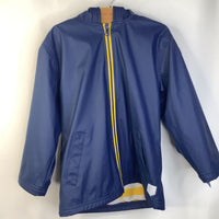 Size 6: Hatley Blue Terry Cloth Lined Rain Coat