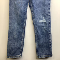 Size 5: Cat & Jack Blue Acid Wash Distressed Jeans
