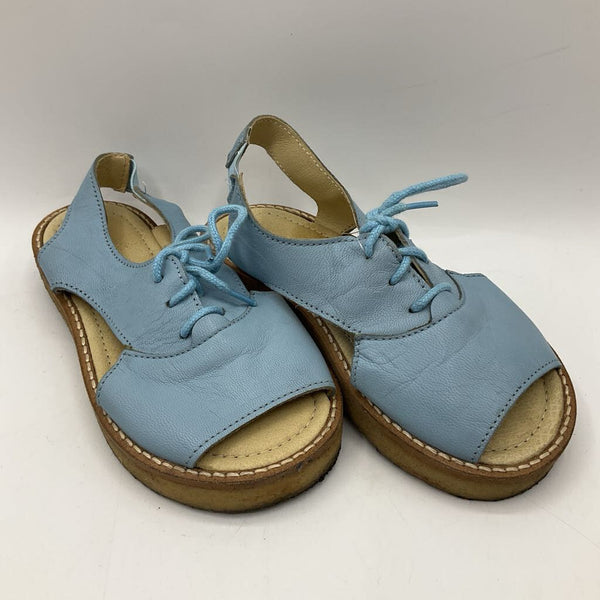 Size 11: Tiny Cottons Light Blue Leather Sandals