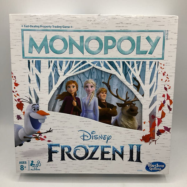 Disney Frozen II Monopoly Board Game AS IS